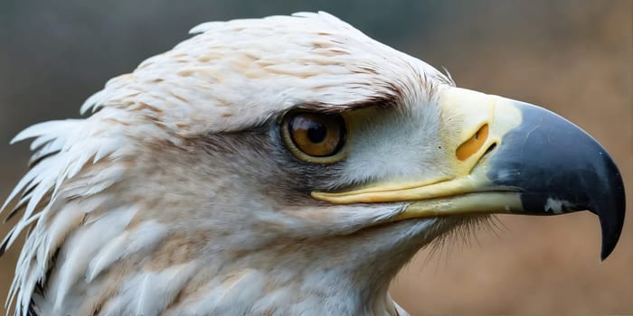 White-tailed American eagle. Generative AI. High quality photo