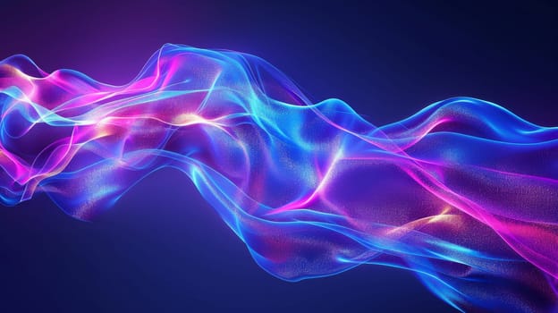 Abstract Futuristic colorful wave background.