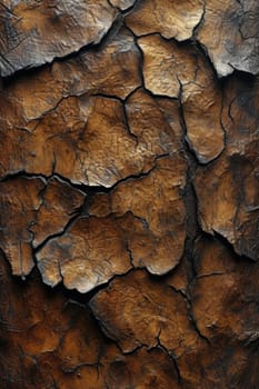 Old cracked brown leather background. The texture of old leather.