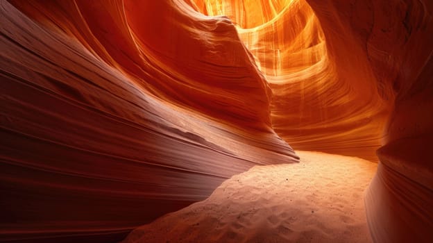 the bright colors of the ruined sandstone cliff in the canyon.