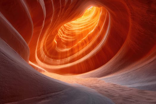 the bright colors of the ruined sandstone cliff in the canyon.