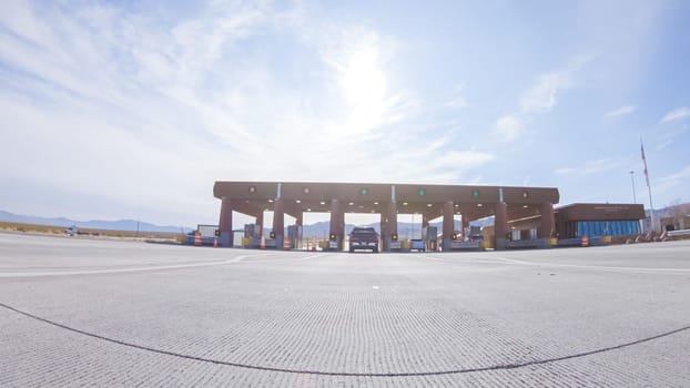 On a road trip to California, driving through the checkpoint on Highway 15 marks the transition into the Golden State, as travelers anticipate the adventures that lie ahead.