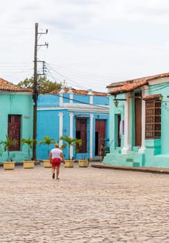 Concept shot of the street of an old city