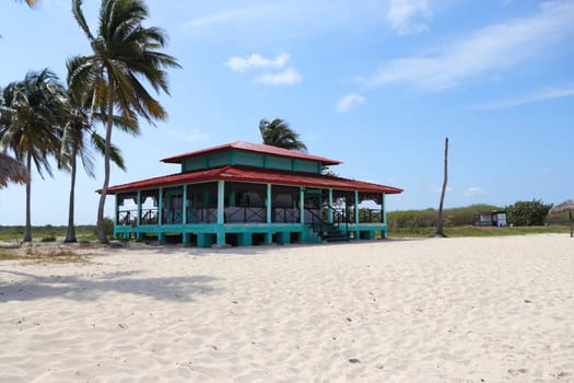 Shot of the beautiful beach in the tropical island