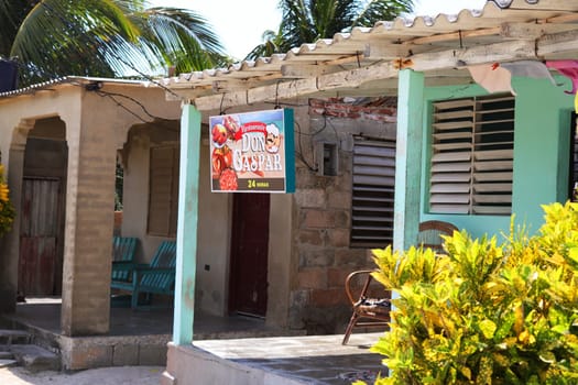 03.03.2024 - Cayo Coco Island, Cuba - Small family restaurant that serves sea food