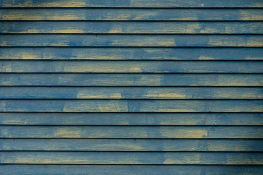 Horizontal blue wood background. wood texture. Vibrant color plank.