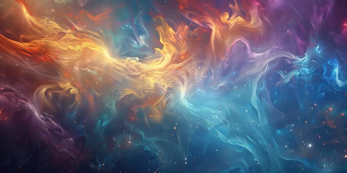 An ethereal colorful abstract background or texture
