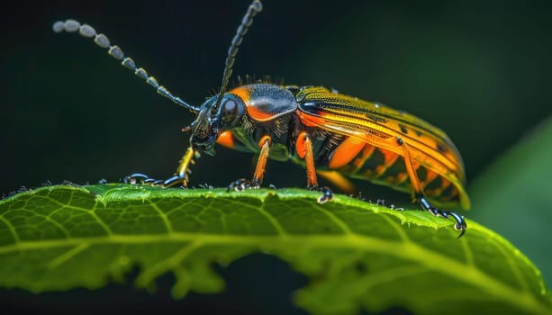 real firefly macro nuture by AI generated image.