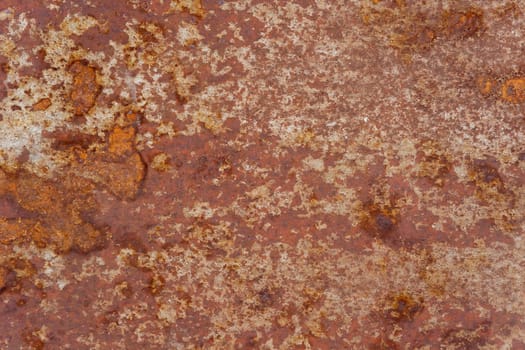 Texture of painted rusty metal. Very old rusty metal surface..