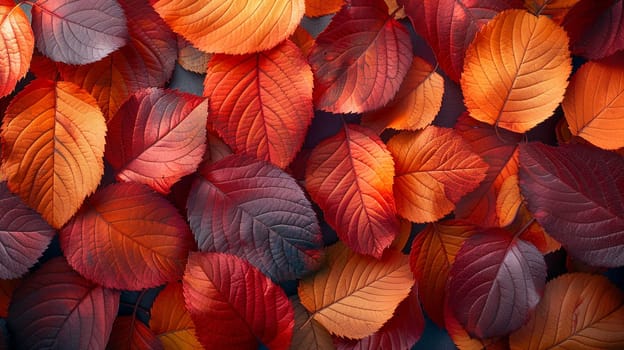 Seamless pattern of autumn leaves for backgrounds or wallpaper designs