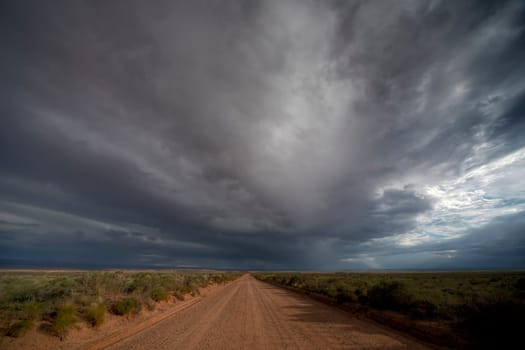 Monsoonal storms appear in Northern Arizona during summer.