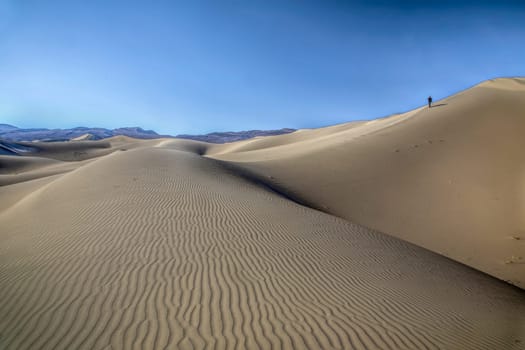 Eureka Dunes at Death Valley National Park are amongst the highest in North America