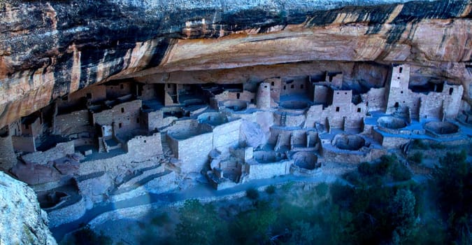 The ruins at Mesa Verde National Park, Colorado