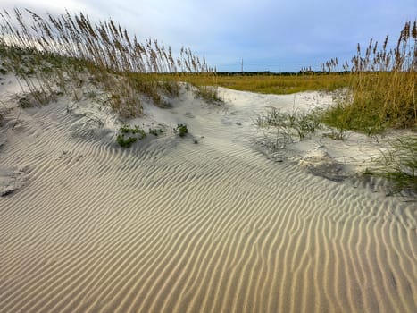 Ripples in the Sand Dunes at Cape Hatteras National Seashore, North Carolina