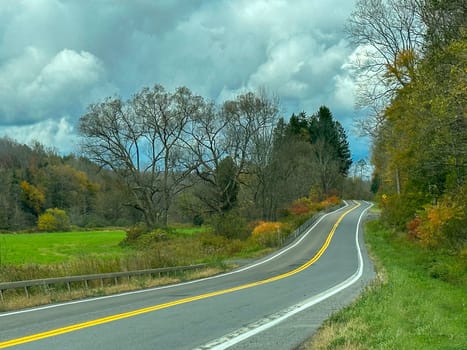 Fall colors have arrived in the countryside of upstate New York