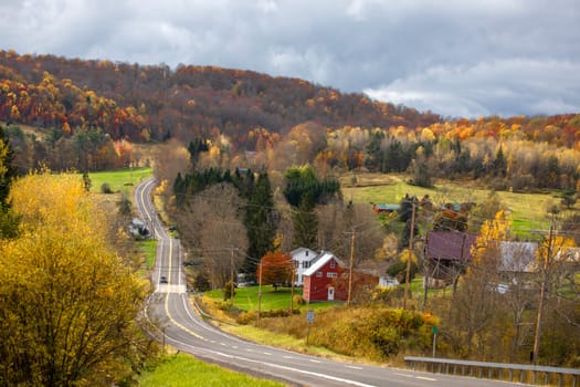 Fall colors have arrived in rural Pennsylvania.