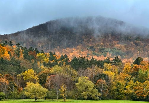 Fall colors have arrived to the Vermont countryside.