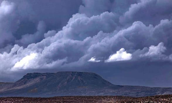 Monsoonal moisture appears near Zion National Park, Utah