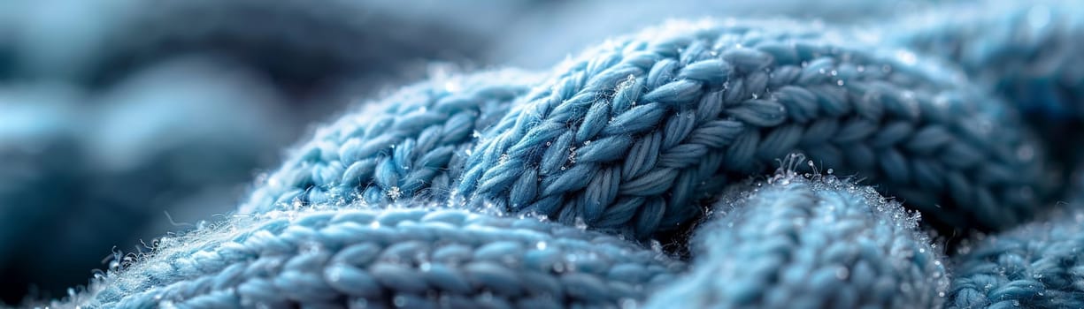 Knitted wool texture in close-up, evoking warmth and cozy themes.