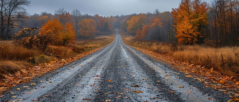 An open road stretching into the horizon, flanked by natural scenery, evoking adventure and possibility.