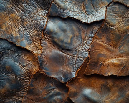 Vintage leather texture with natural patina, great for heritage and classic themed projects.