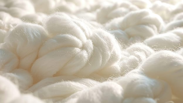 Close-up of fluffy cotton balls, suitable for soft and natural backgrounds.