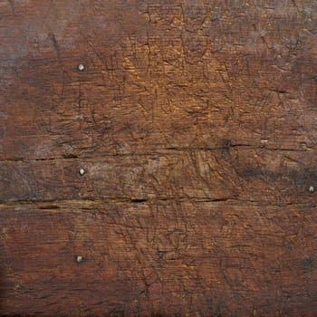 Texture of very old brown wood, full frame