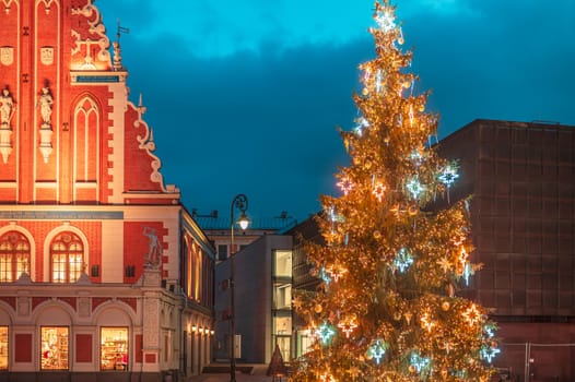 Popular Place With Famous Landmarks On It In Bright Evening Illumination In Winter Twilight. 3