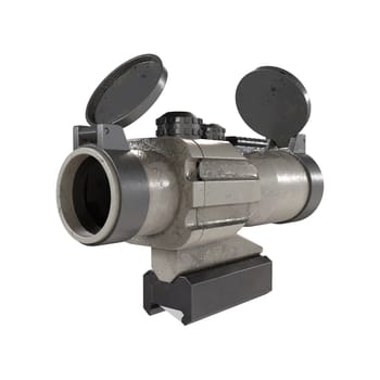 Rifle Scope isolated on white background. High quality 3d illustration