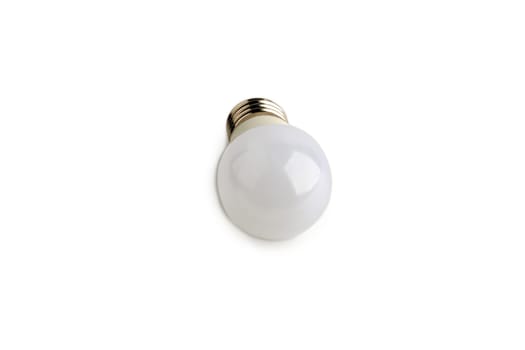 Isolated mate light bulb on white background