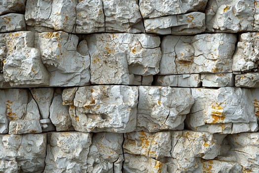 Rough texture of a limestone cliff, suitable for rugged and natural backgrounds.