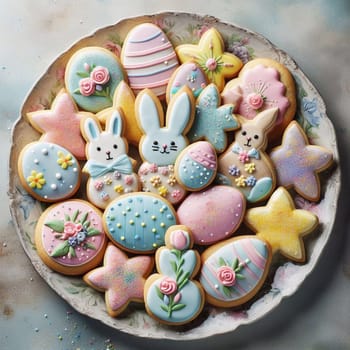 Easter cookies for the a holiday