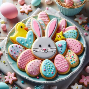 Easter cookies for the a holiday