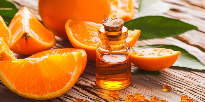 Natural vitamin c serum, skincare, essential oil products
