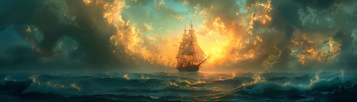 Seafarer adrift in an ocean of dreams, their vessel a craft of hope and horizon.