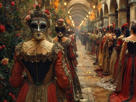A masquerade where each mask is a universe, the ballroom a dance of worlds colliding.