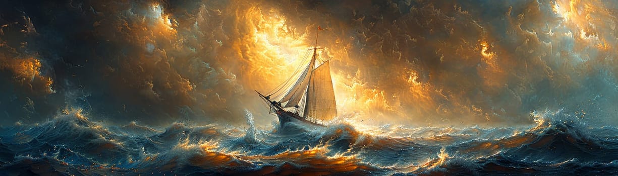 Seafarer adrift in an ocean of dreams, their vessel a craft of hope and horizon.