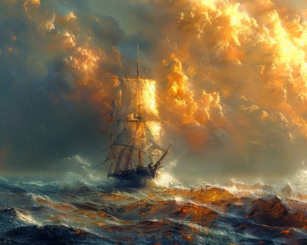 Seafarer adrift in an ocean of dreams, their vessel a craft of hope and horizon.