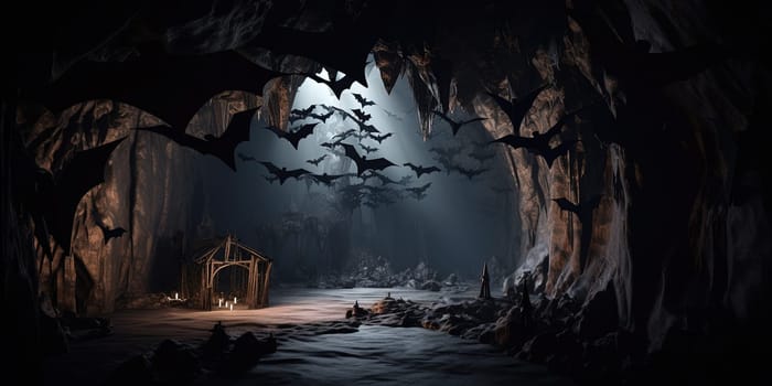 Mistery Cave With Lots Of Bats, Fabulous Place