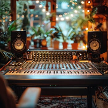 Home Recording Studio Hits High Notes in Business of Independent Music, Microphones and mixers compose a symphony of self-made success in the music business.
