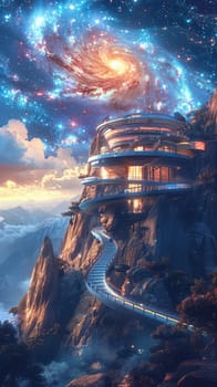 Starry Observatory Unveils the Universe in Business of Celestial Discovery, Domes and galaxies uncover a story of wonder and exploration in the astronomy business.