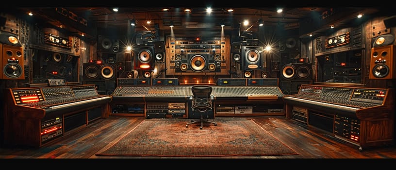 Recording Studio Amplifies Artistic Talent in Business of Music Innovation, Control boards and recording booths amplify a story of artistic talent and music innovation in the recording studio business.