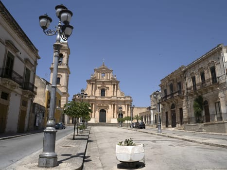 Ispica old medieval village sicily