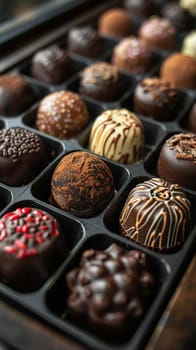 Artisanal Chocolate Workshop Tempts Sweet Tooth in Business of Confectionery Delights, Chocolate molds and gourmet samples tempt a story of sweet tooth and confectionery delights in the artisanal chocolate workshop business.