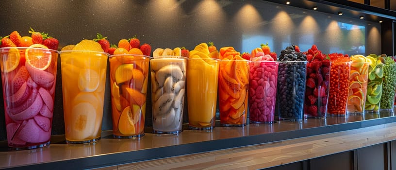 Smoothie Bar Blends Wellness in Business of Nutritious Refreshments, Smoothie menus and fruit toppings blend a story of wellness and nutritious refreshments in the smoothie bar business.