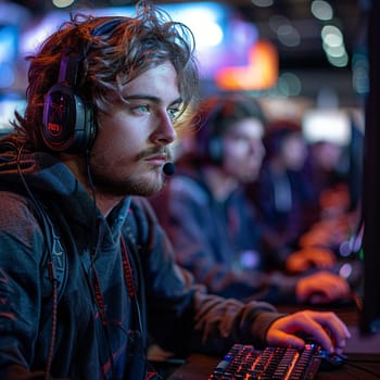 Gaming Tournament Spotlights Competitive Spirit in Business of Esports, Controllers and screens become the arena for the clash of skill and business in gaming.