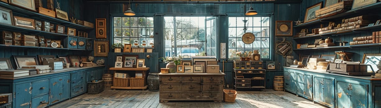 Antique Shop Unearths Relics of the Past in Business of Timeless Treasures, Dusty shelves and vintage finds unearth a story of history and charm in the antique shop business.