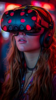 Virtual Reality Gaming Arcade Levels Up in Business of Interactive Entertainment, VR headsets and gamers populate a story of immersion and innovation in business.