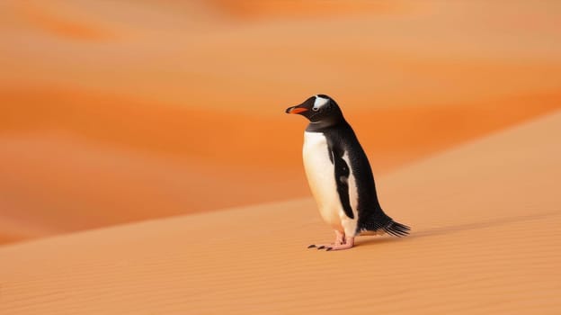 Penguin lost in the desert AI