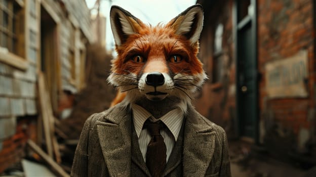 Fox in a human suit works for the police as a detective AI